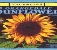 Sunflower Label