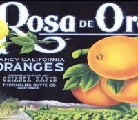 Rosa De Oro Label